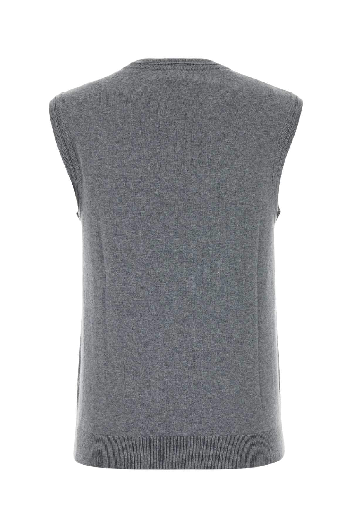 Lisa Yang Women Grey Cotton Blend Agna Vest LISA YANG