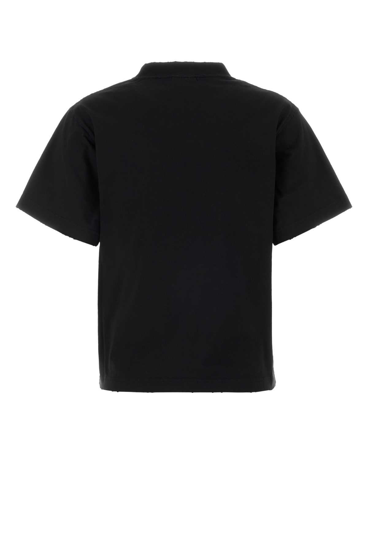 Balenciaga Women Black Cotton T-Shirt BALENCIAGA