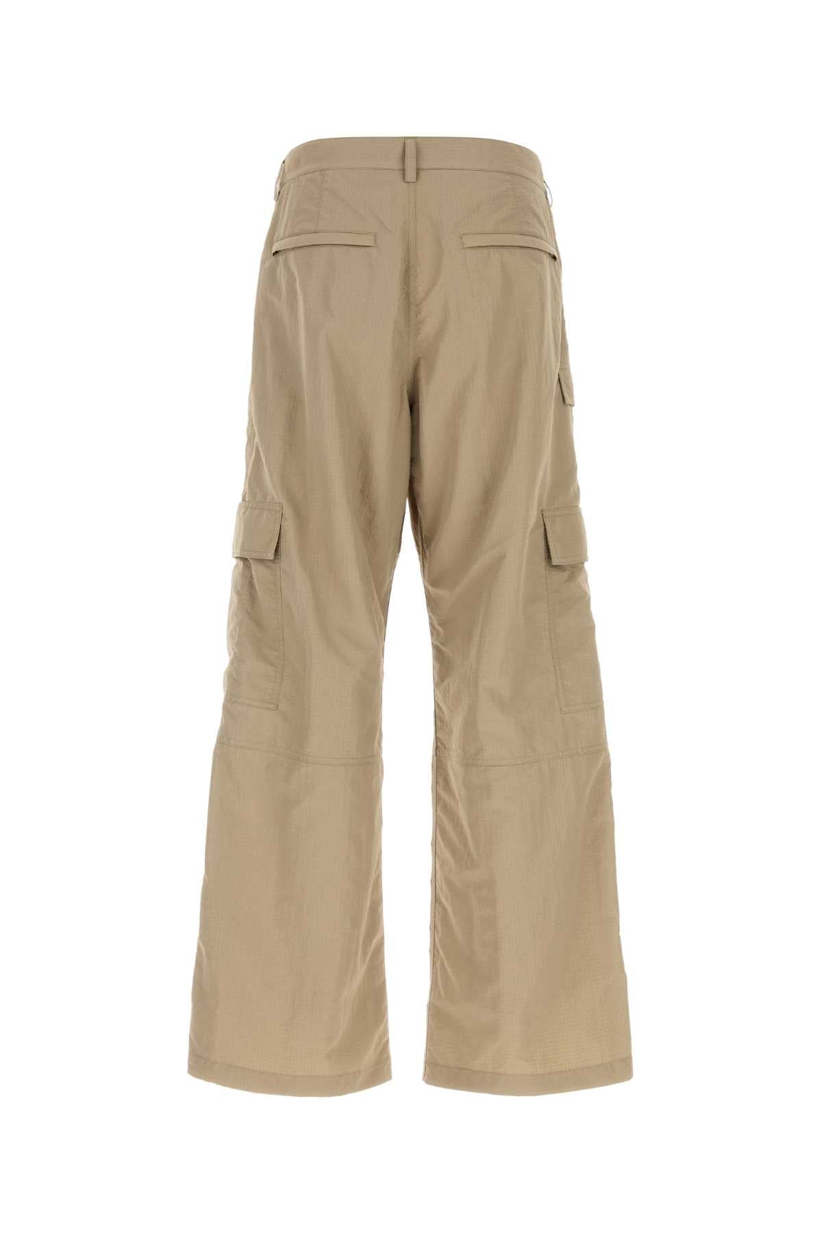 Balenciaga Men Beige Nylon Cargo Pant BALENCIAGA
