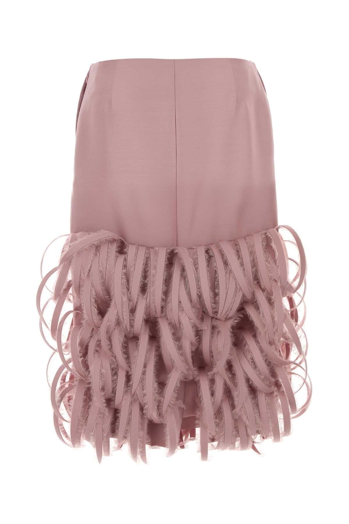 Balenciaga Women Pink Wool Blend Skirt BALENCIAGA