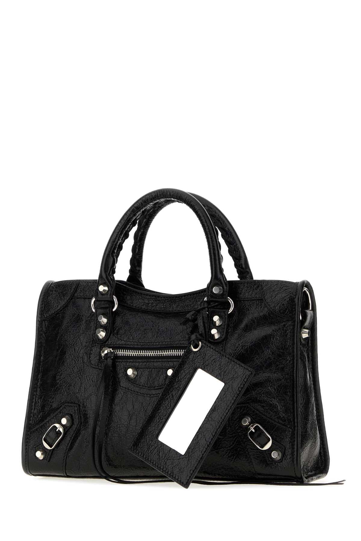 Balenciaga Women Black Leather Small Le City Handbag BALENCIAGA