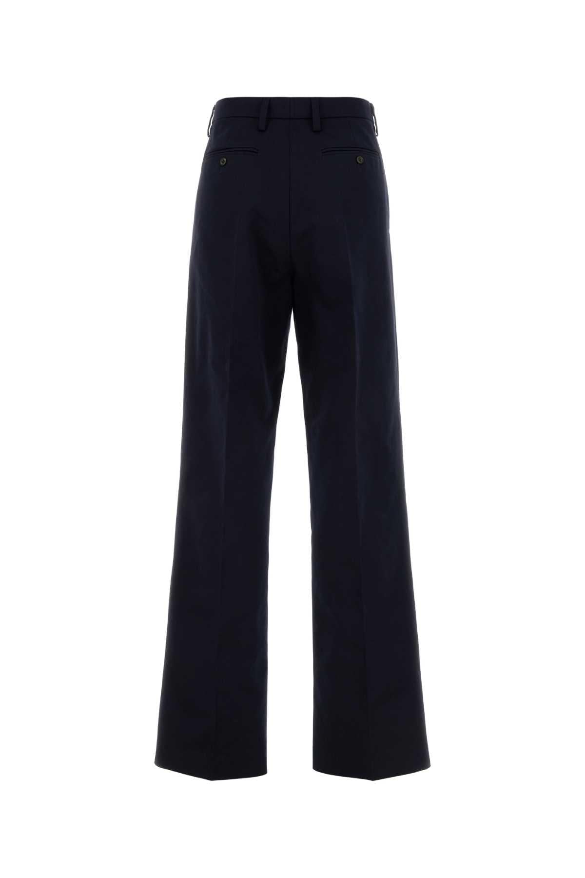 Prada Women Navy Cotton Pant PRADA