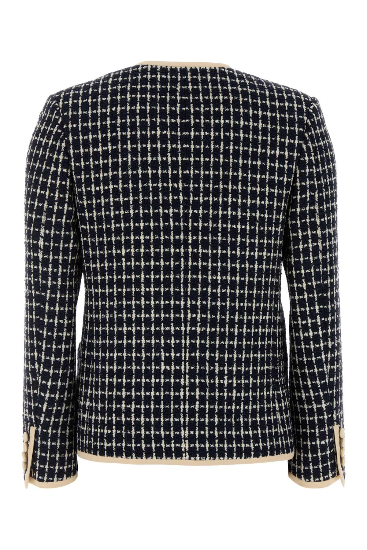 Valentino Garavani Women Embroidered Tweed Blazer VALENTINO GARAVANI