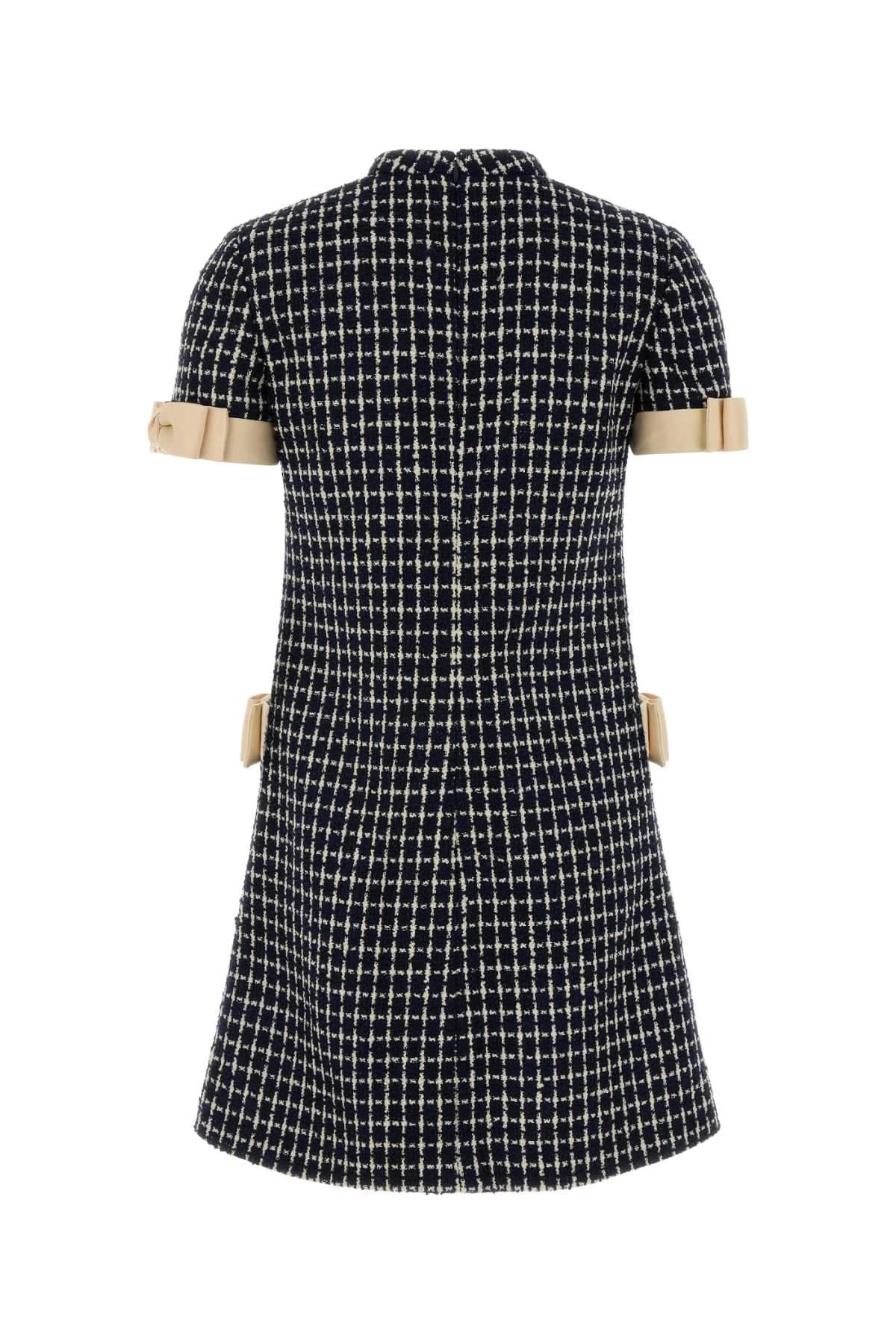 Valentino Garavani Women Embroidered Tweed Mini Dress VALENTINO GARAVANI