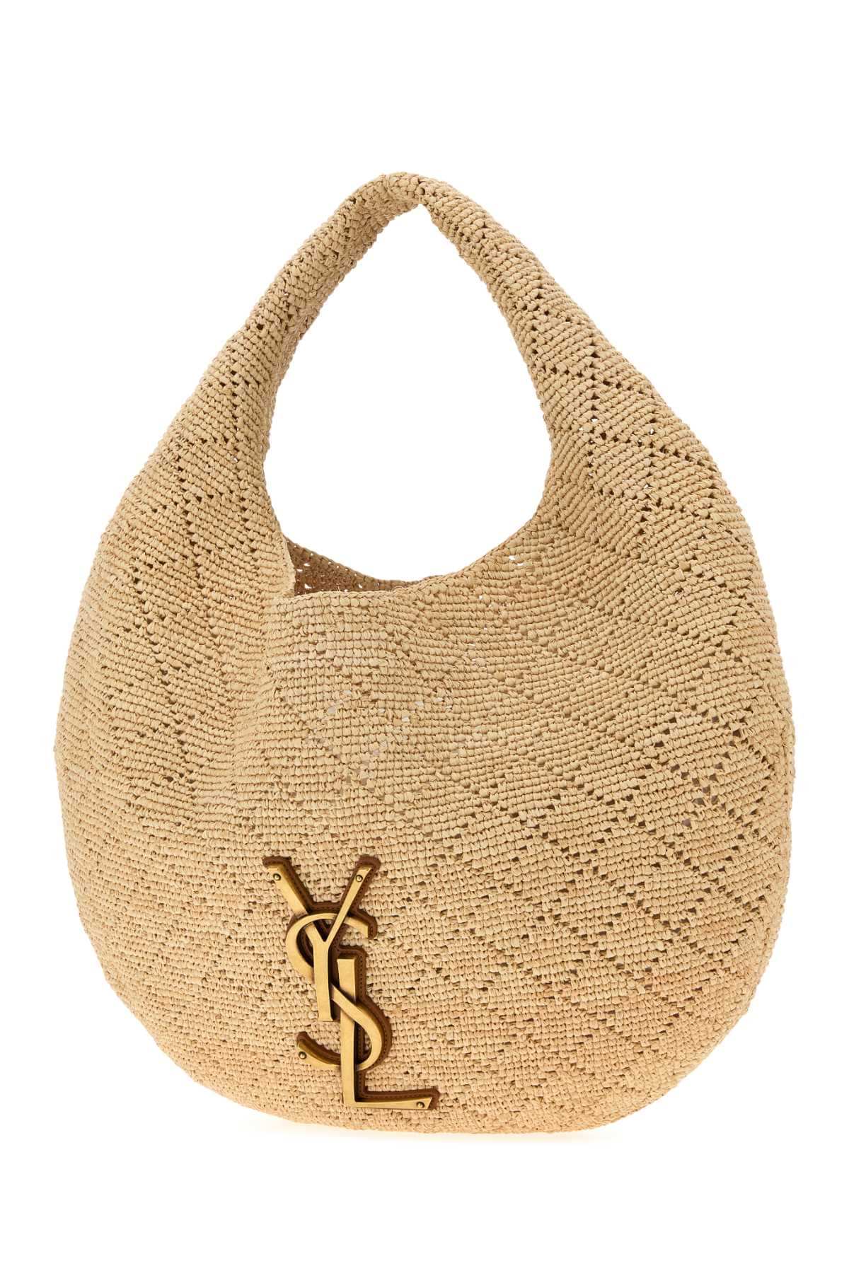 Saint Laurent Women Raffia Icare Shopping Bag SAINT LAURENT