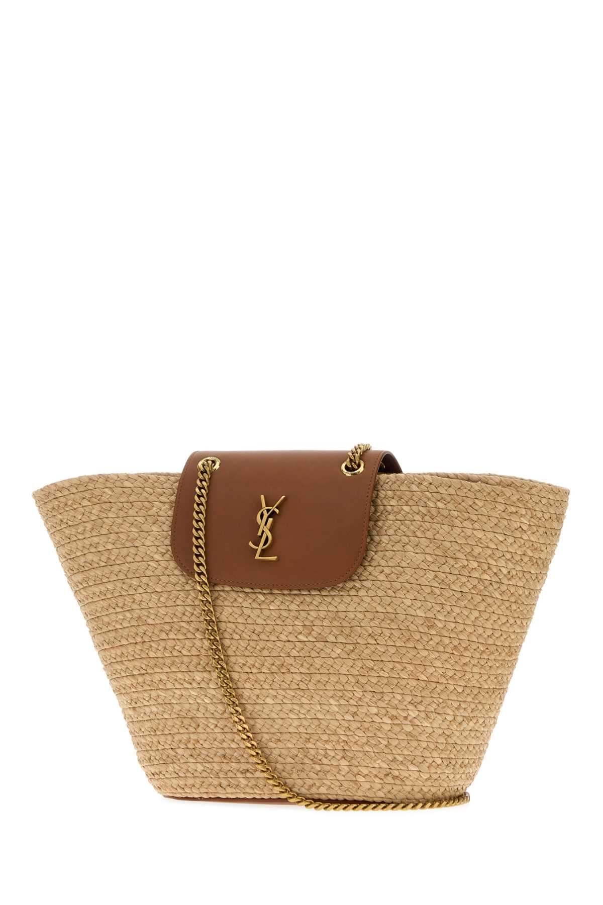 Saint Laurent Women Raffia Manon Shopping Bag SAINT LAURENT