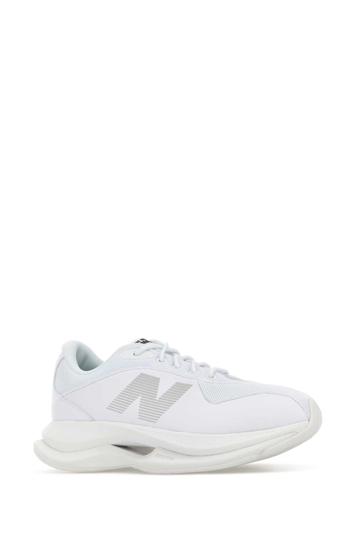 Junya Watanabe Men White Synthetic Leather And Fabric Junya Watanabe Man X New Balance Sneakers JUNYA WATANABE