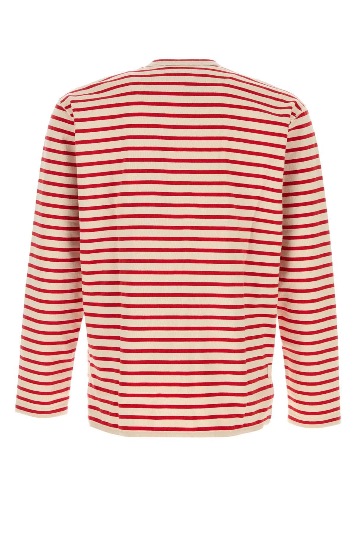 Junya Watanabe Men Embroidered Cotton Oversize T-Shirt JUNYA WATANABE