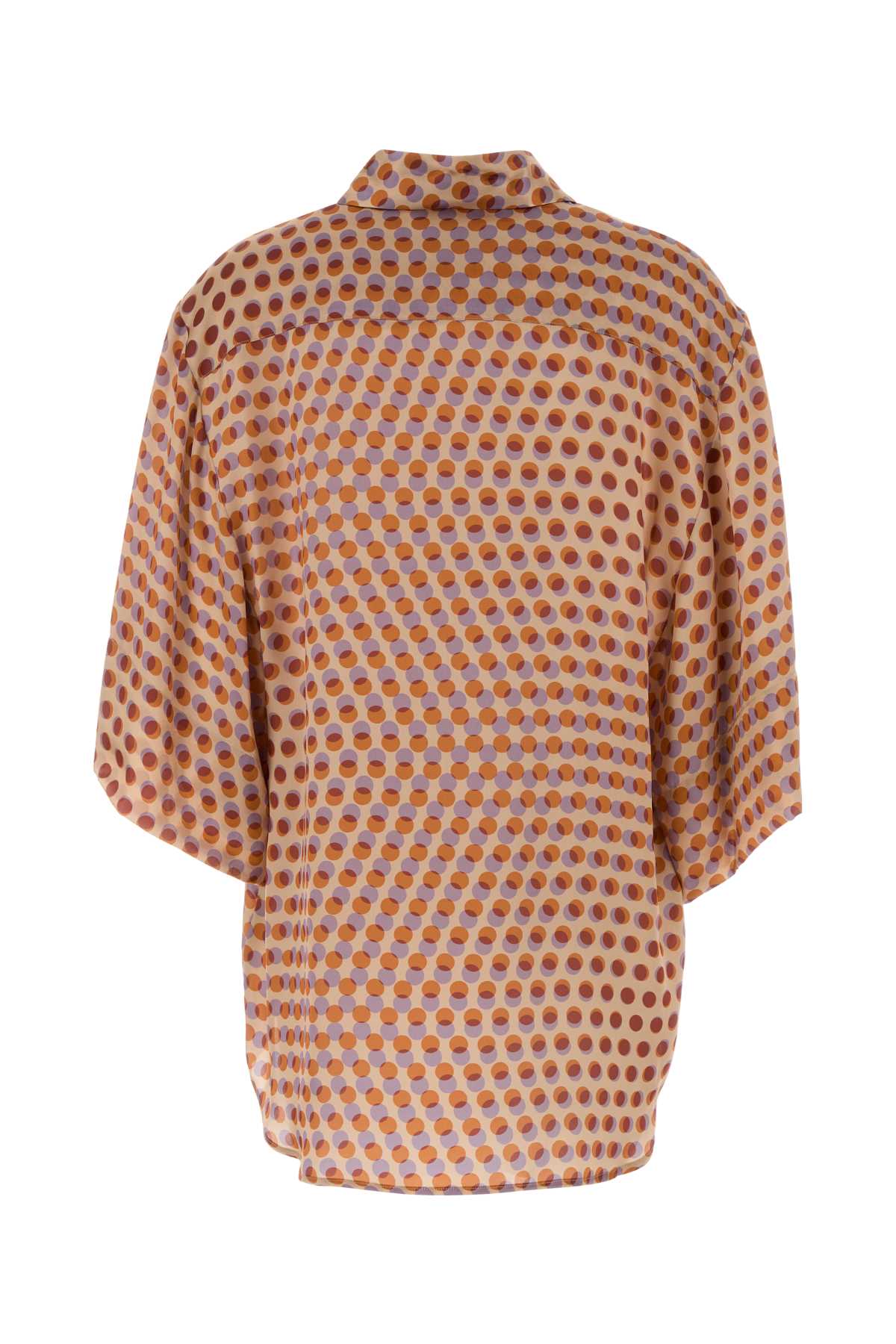 Dries Van Noten Women Printed Satin Clea Shirt DRIES VAN NOTEN