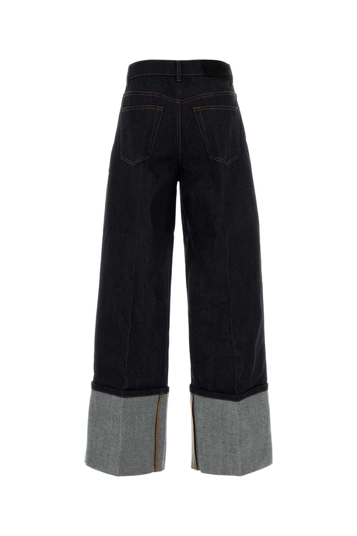 Givenchy Women Turn Up Denim Trousers GIVENCHY