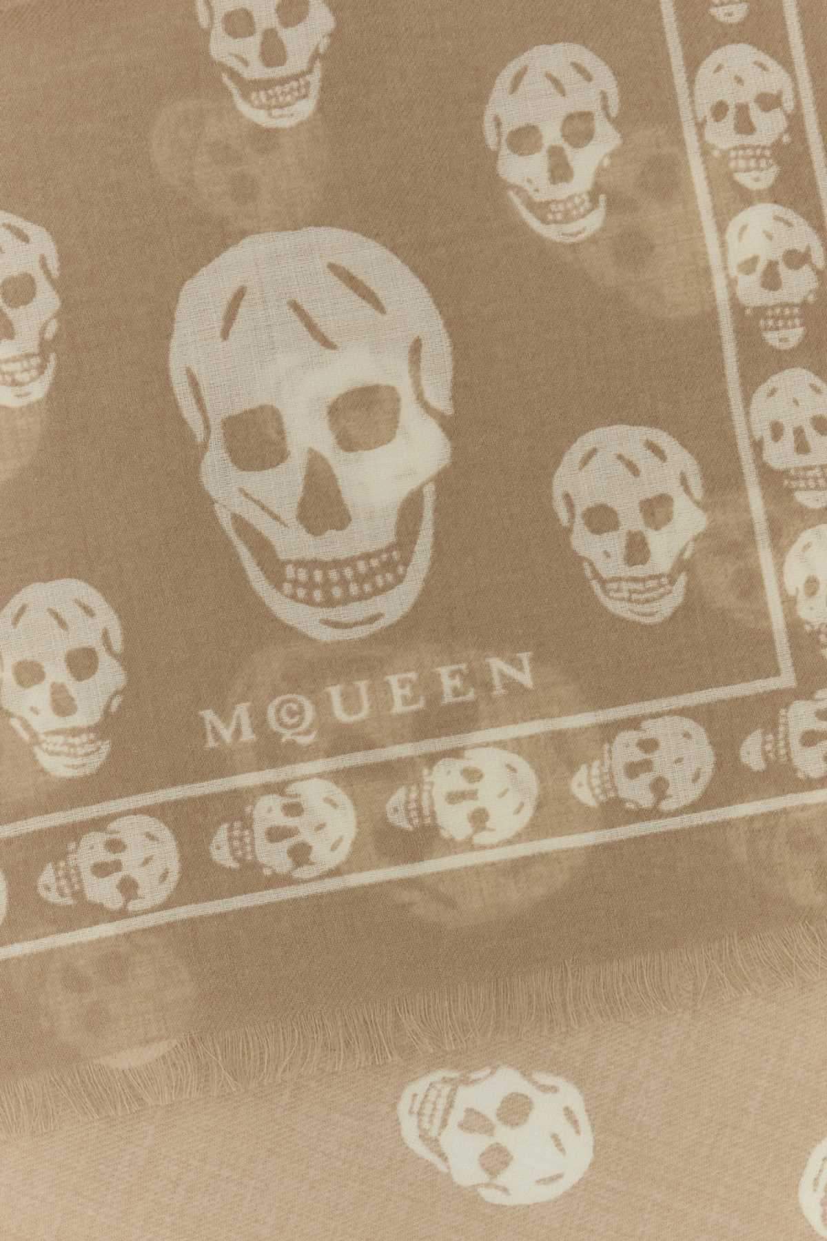 Alexander Mcqueen Women Printed Chiffon Foulard ALEXANDER MCQUEEN