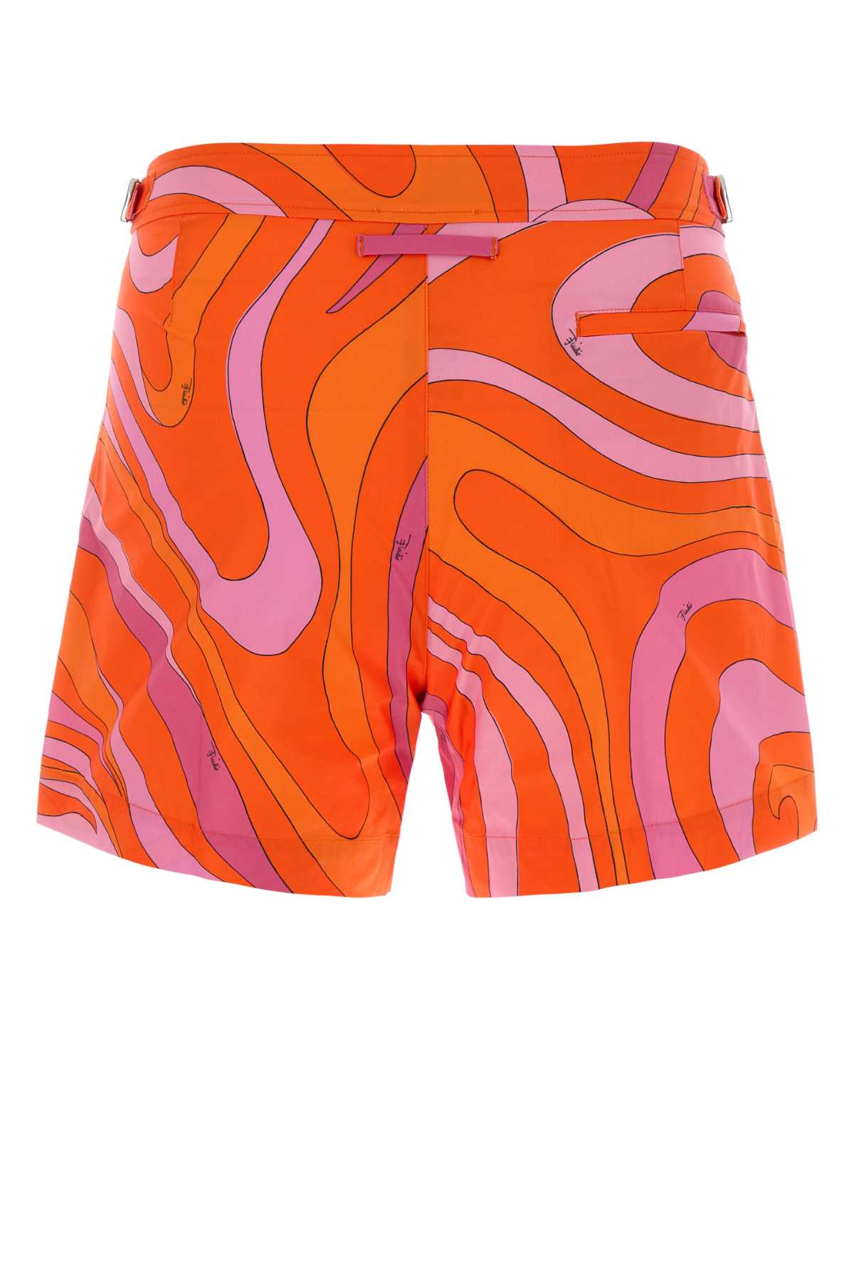 Emilio Pucci Men Printed Polyester Swimming Shorts PUCCI