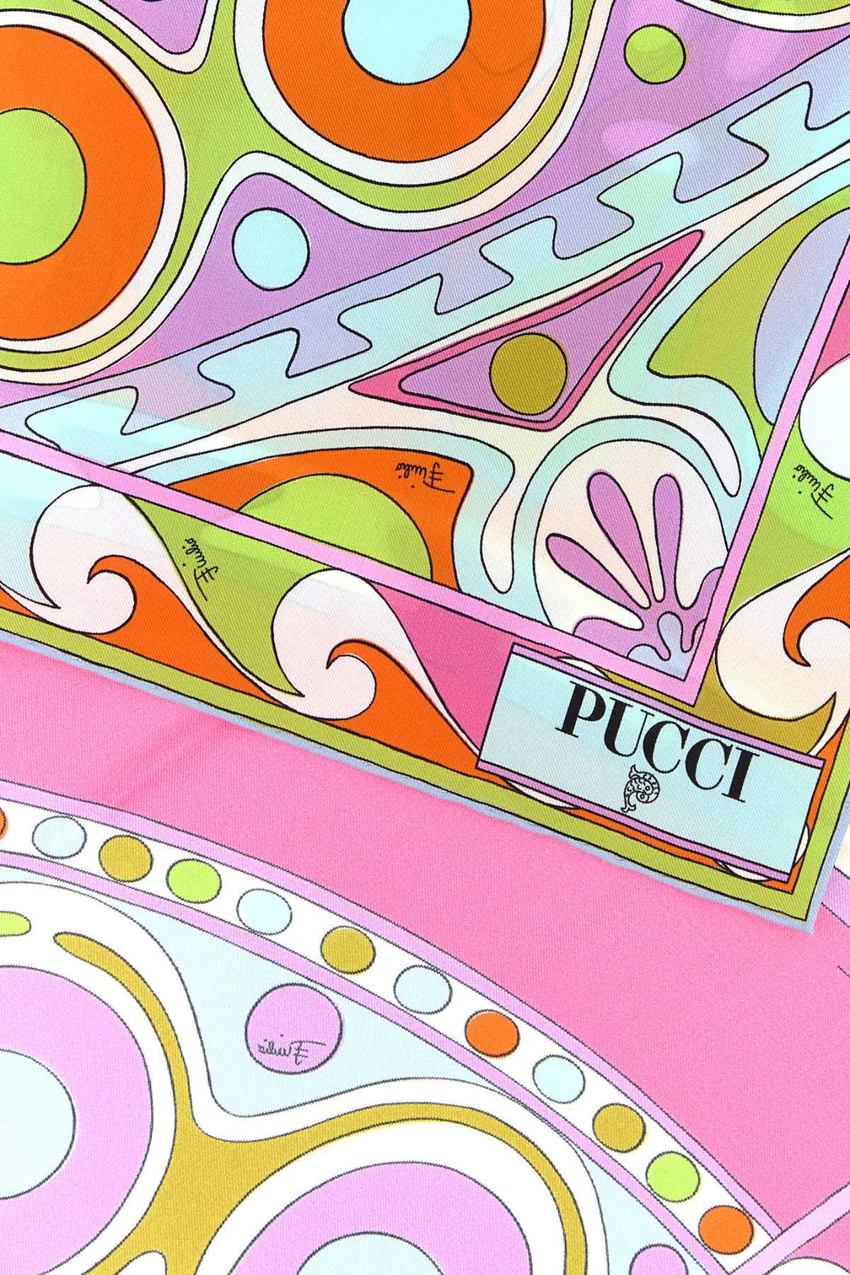 Emilio Pucci Women Printed Twill Foulard PUCCI