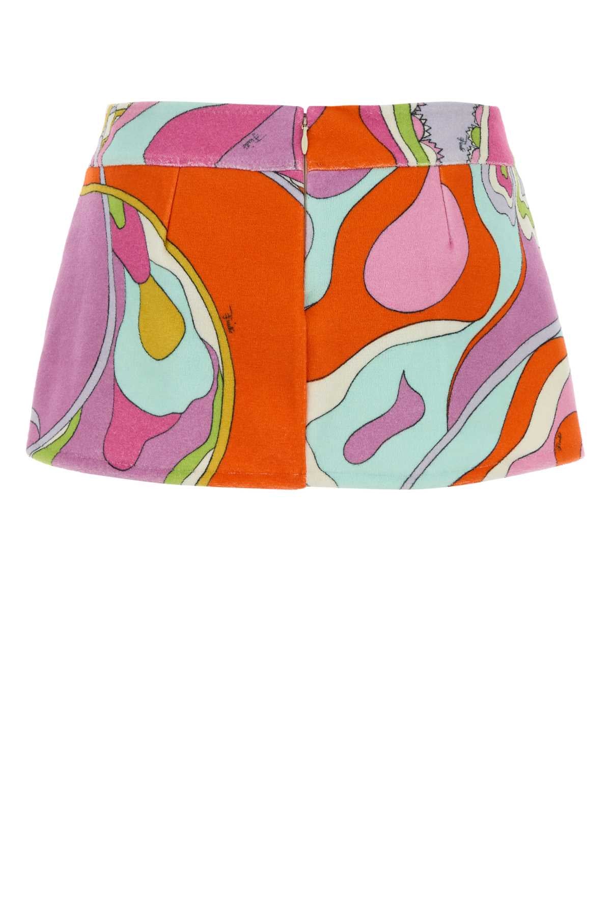 Emilio Pucci Women Printed Terry Fabric Pant-Skirt PUCCI