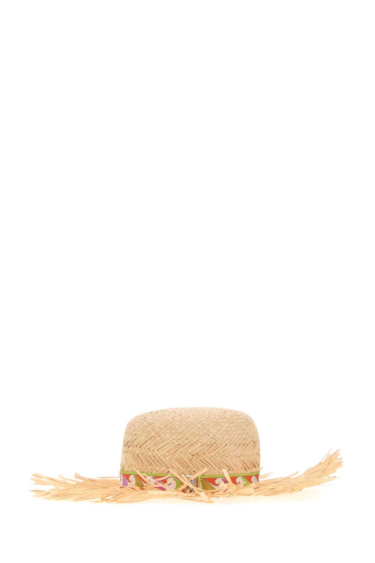 Emilio Pucci Women Raffia Hat PUCCI
