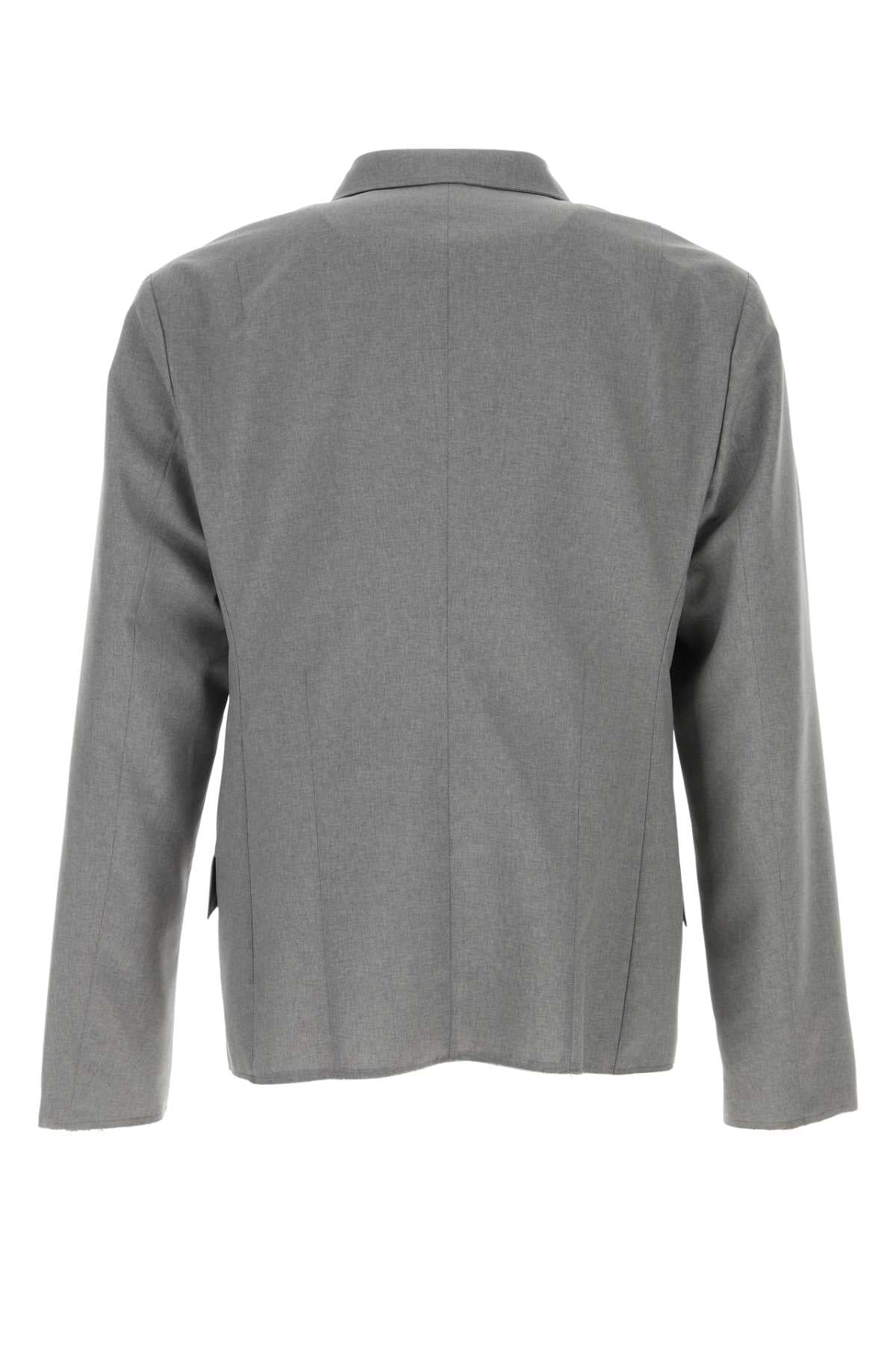 Jil Sander Men Grey Wool Blazer JIL SANDER