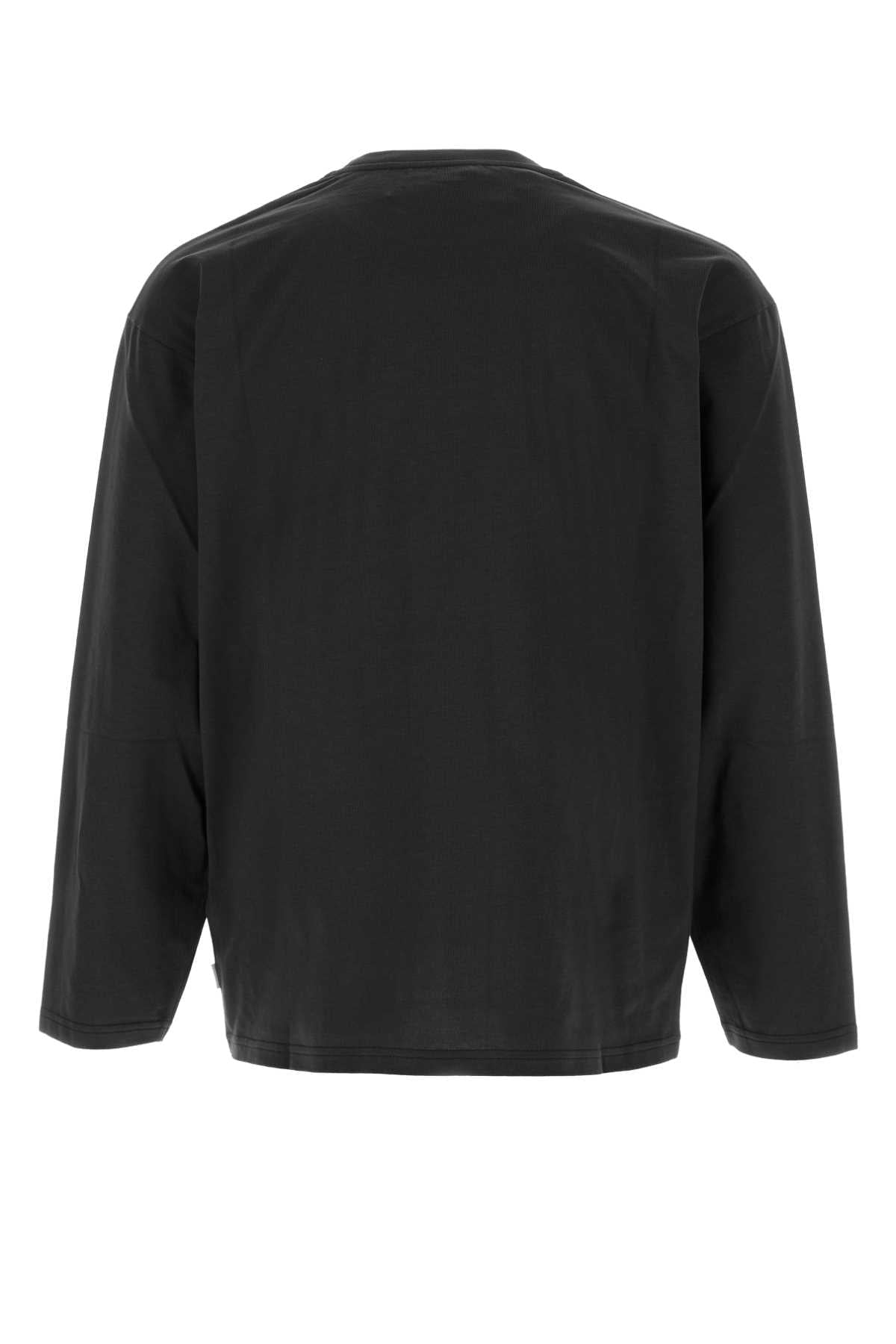 Jil Sander Men Slate Cotton T-Shirt JIL SANDER