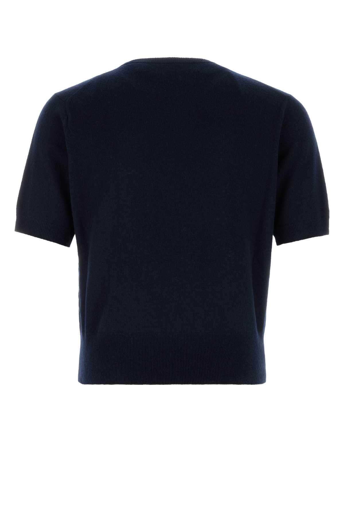 Jil Sander Men Midnight Blue Wool Blend Sweater JIL SANDER