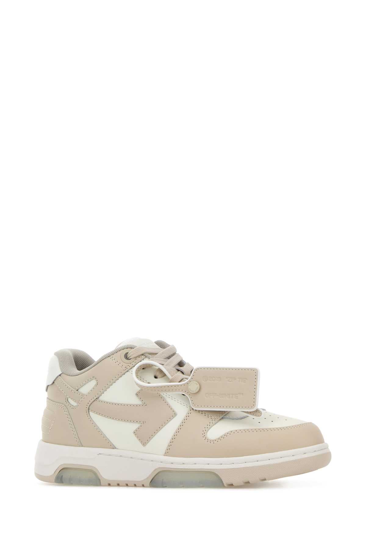 Off White Women Two-Tone Leather Out Of Office Sneakers OFF-WHITE