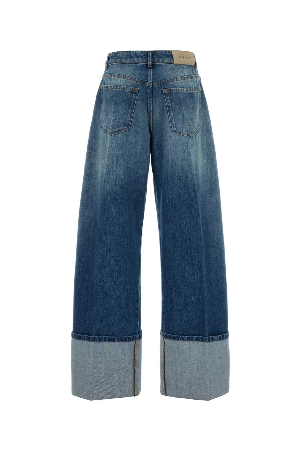 Givenchy Women Denim Wide-Leg Jeans GIVENCHY