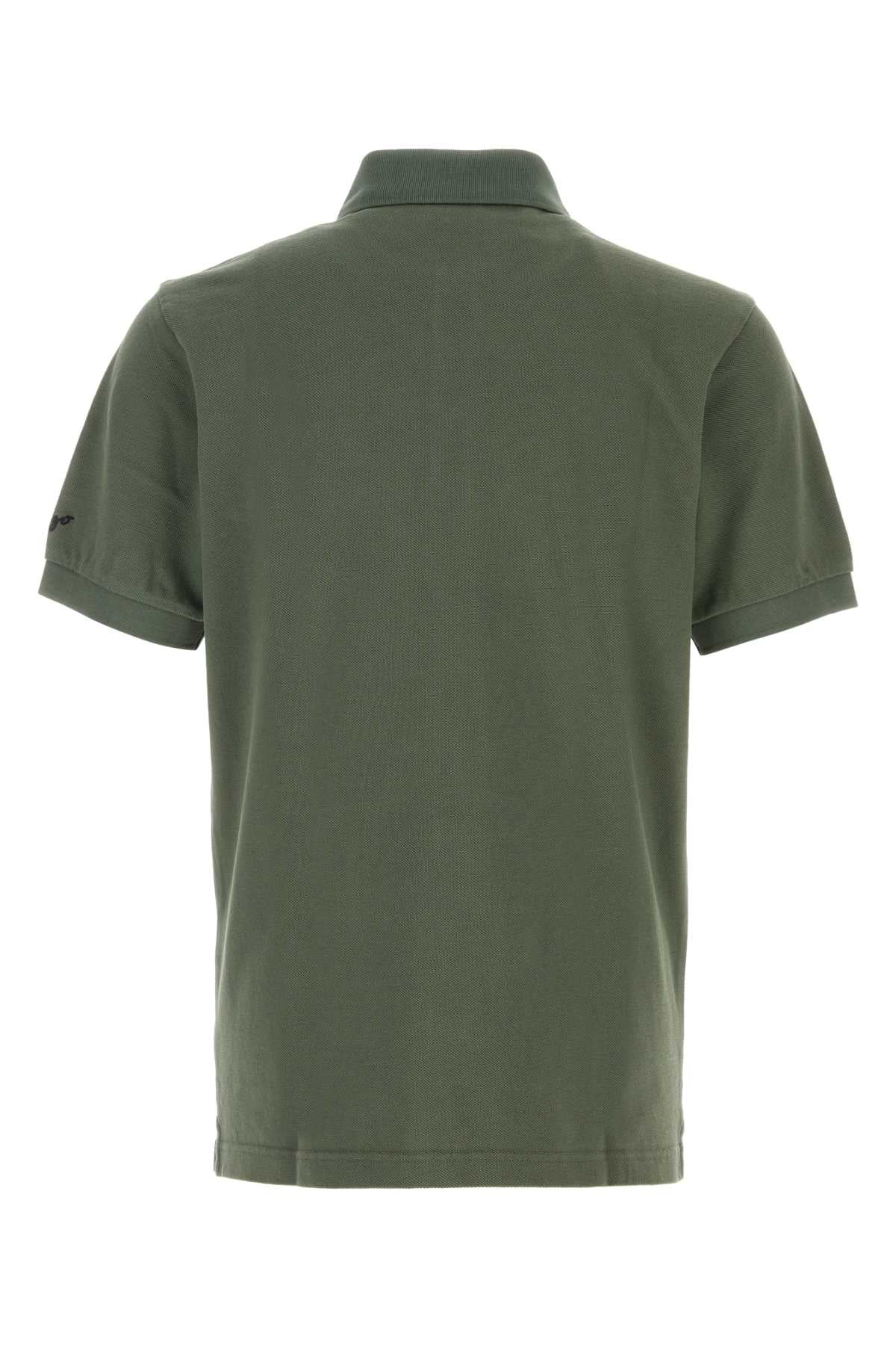 Kenzo Men Khaki Piquet Polo Shirt KENZO