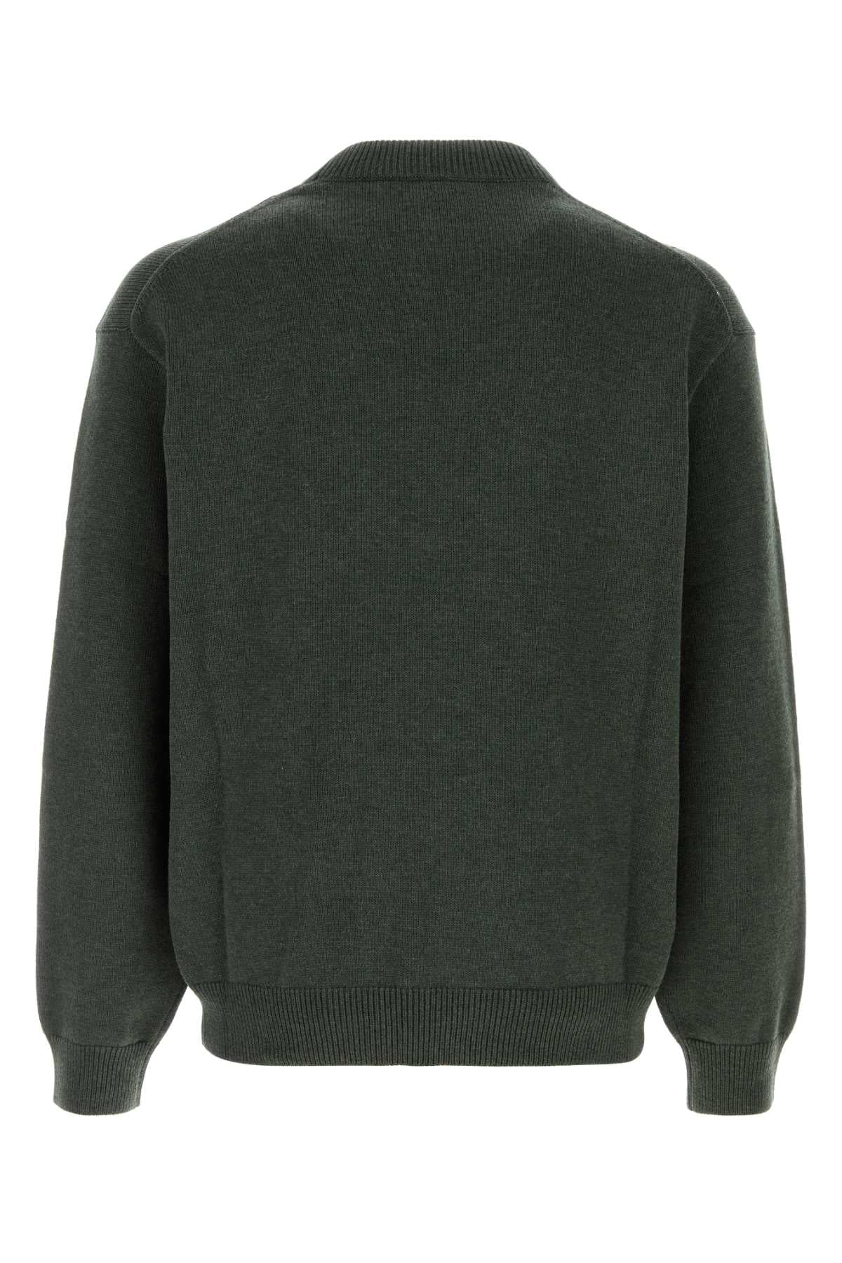Kenzo Men Khaki Wool Blend Sweater KENZO