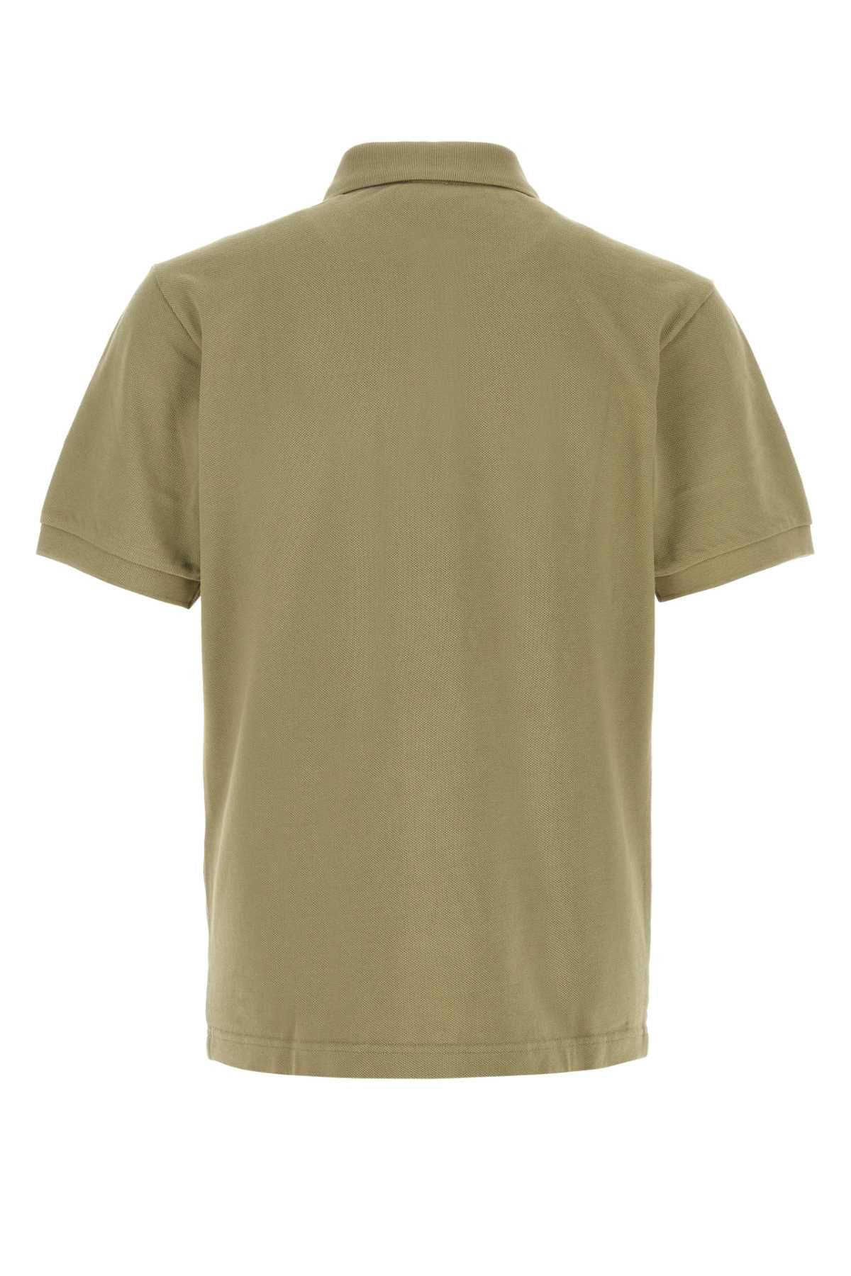 Kenzo Men Olive Green Piquet Polo Shirt KENZO
