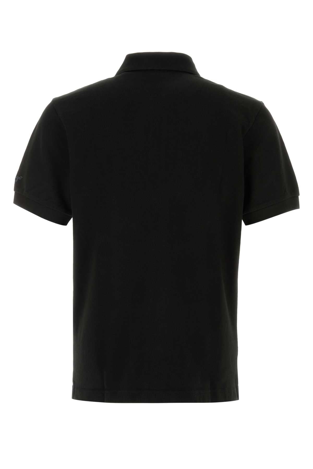 Kenzo Men Black Piquet Polo Shirt KENZO