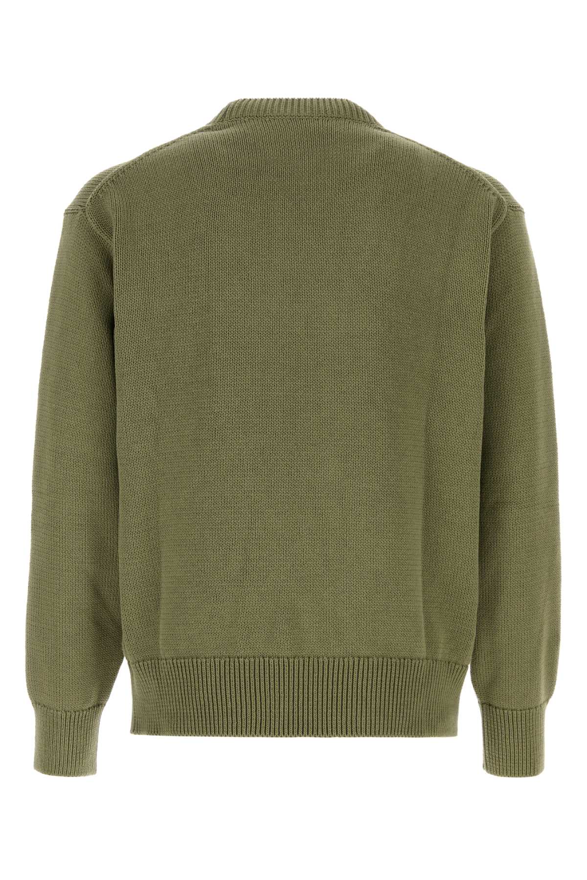 Kenzo Men Olive Green Cotton Sweater KENZO