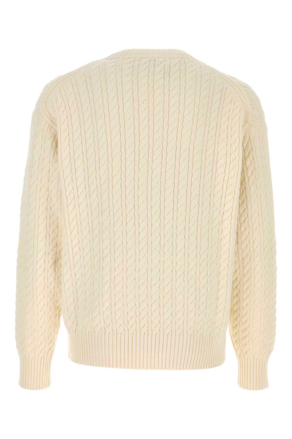 Kenzo Men White Cotton Blend Sweater KENZO