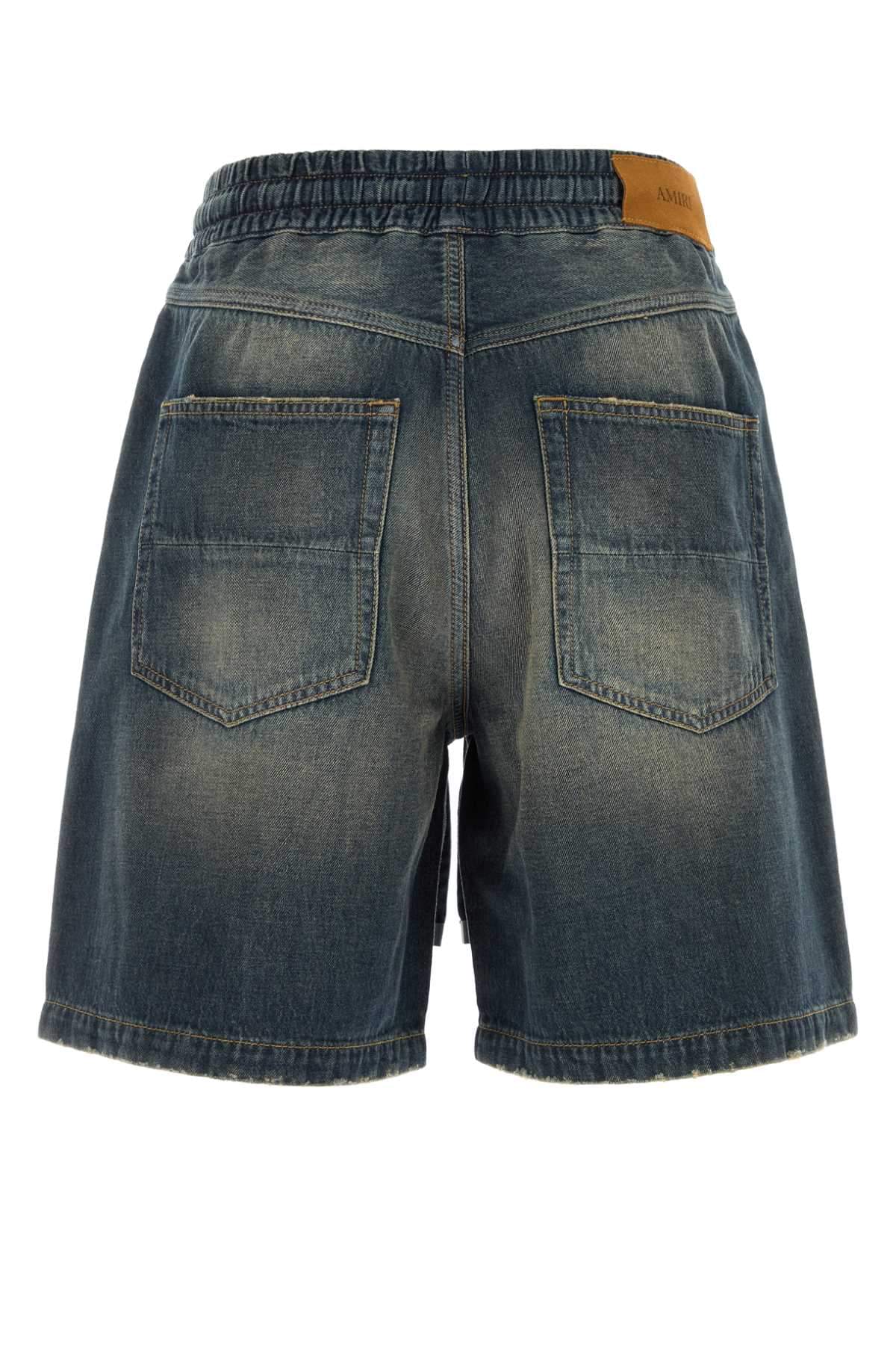 Amiri Men Denim Bermuda Shorts AMIRI