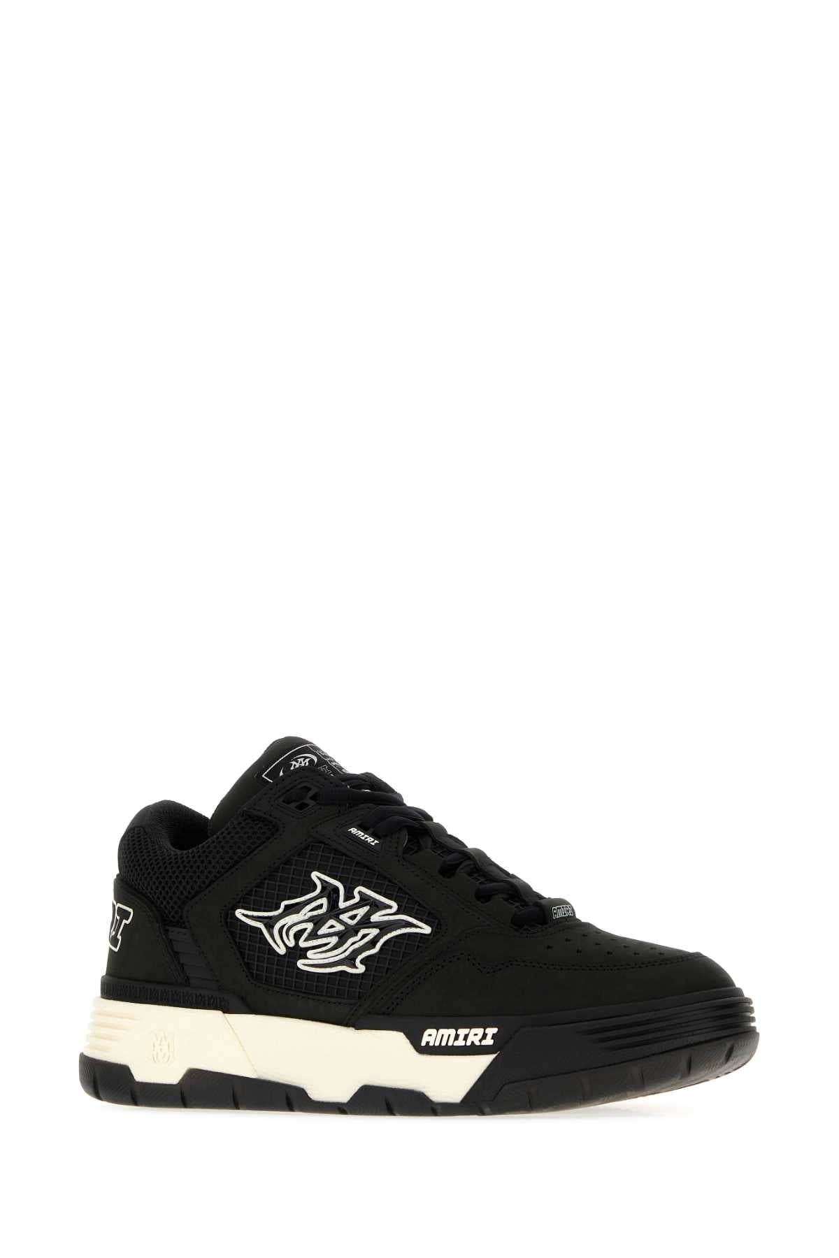 Amiri Men Black Suede And Fabric Ma-94 Sneakers AMIRI