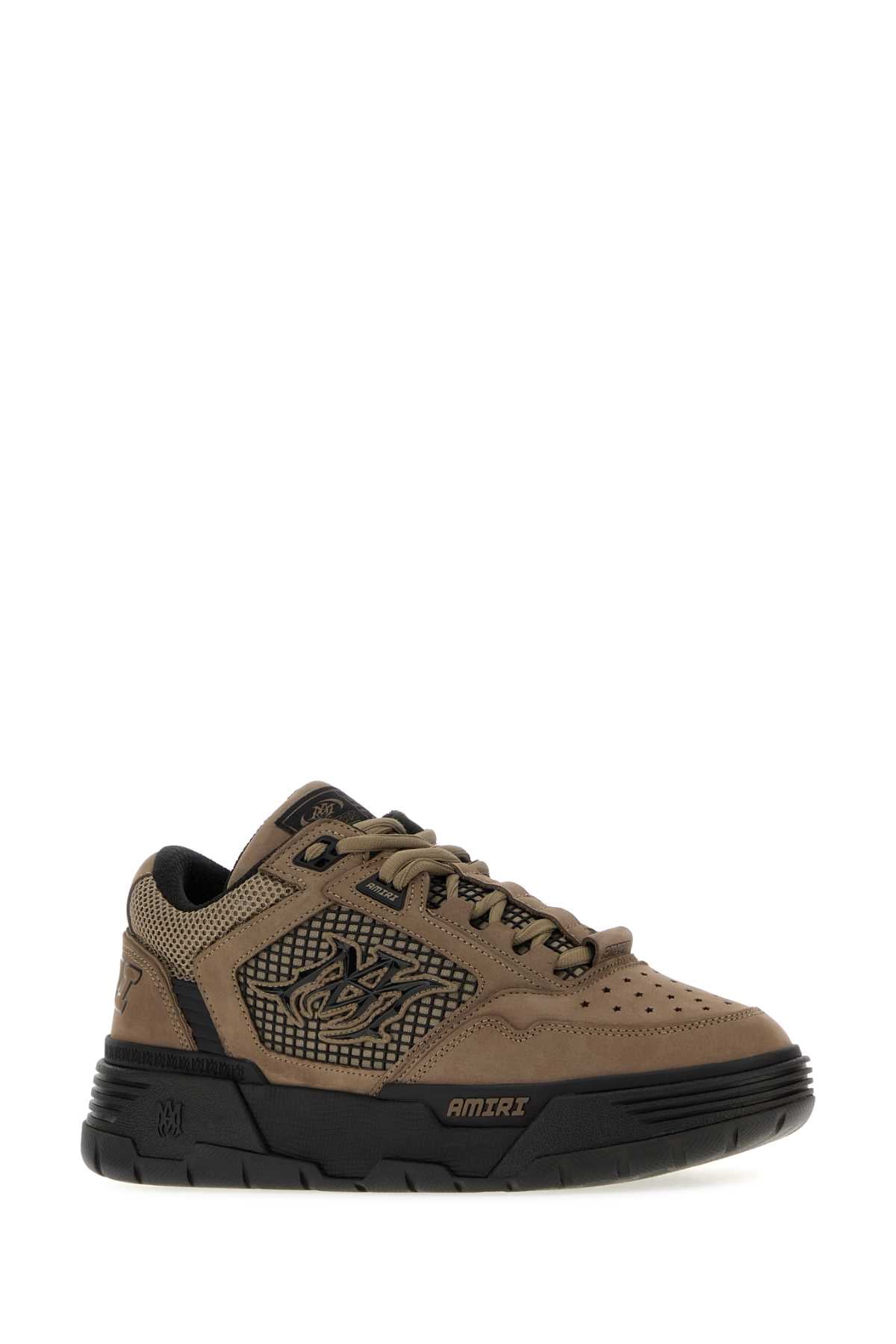 Amiri Men Mud Suede And Fabric Ma-94 Sneakers AMIRI