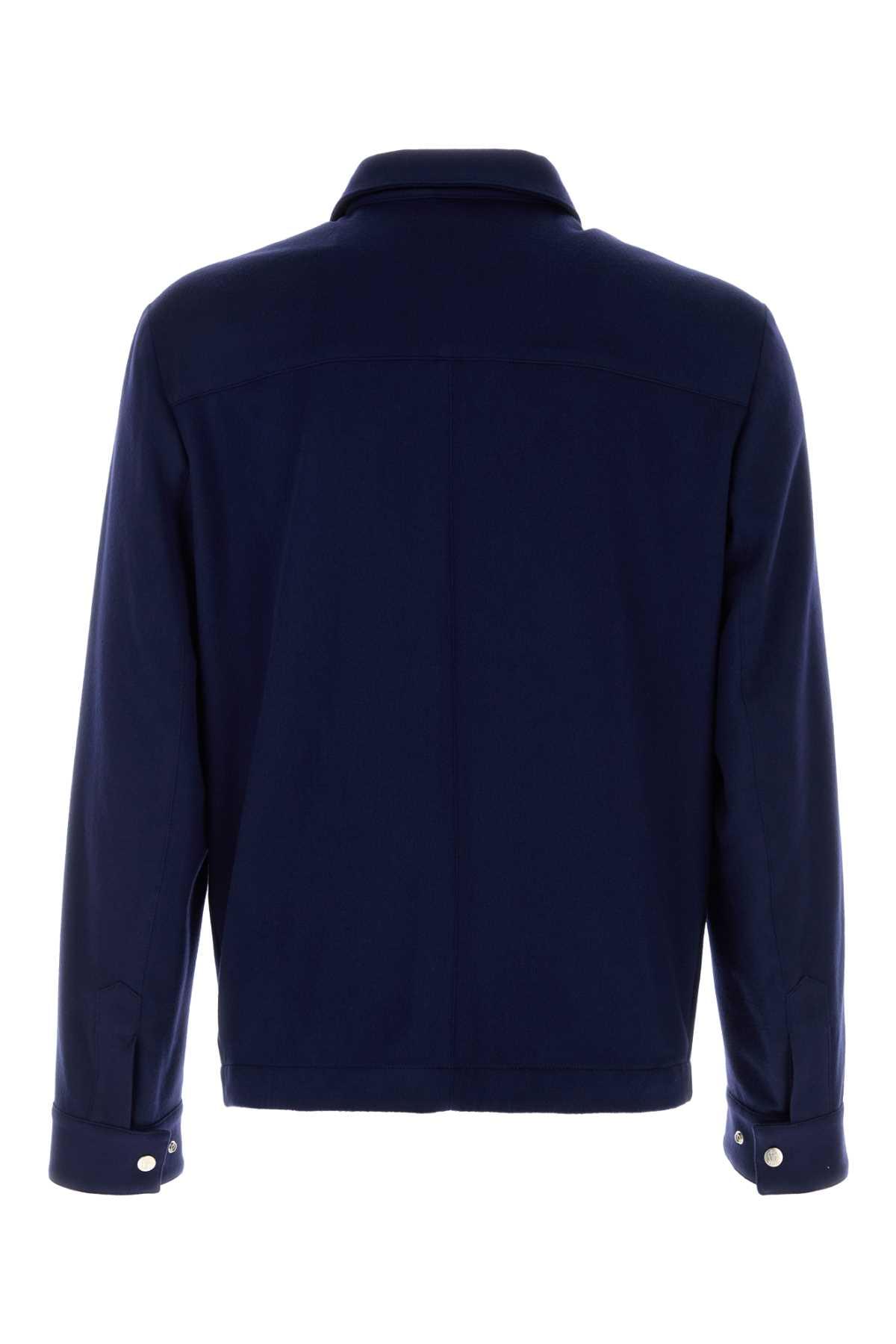 Brunello Cucinelli Men Blue Cashmere Jacket BRUNELLO CUCINELLI