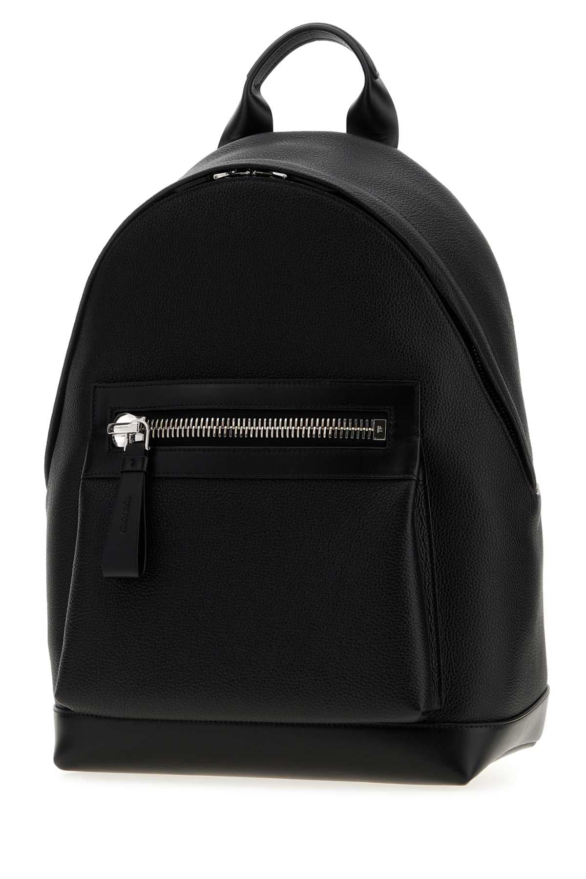 Tom Ford Men Black Leather Backpack TOM FORD