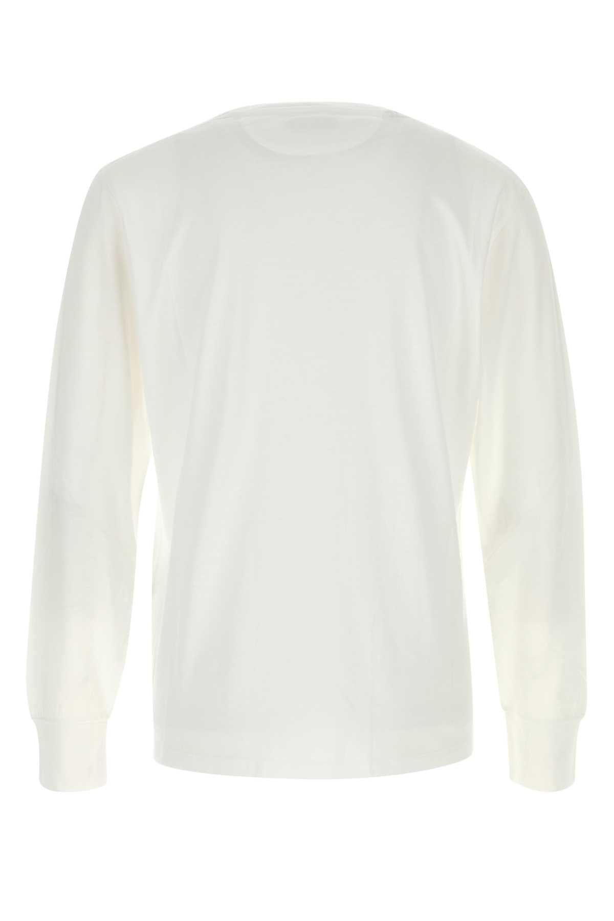 Tom Ford Men White Lyocell Blend T-Shirt TOM FORD