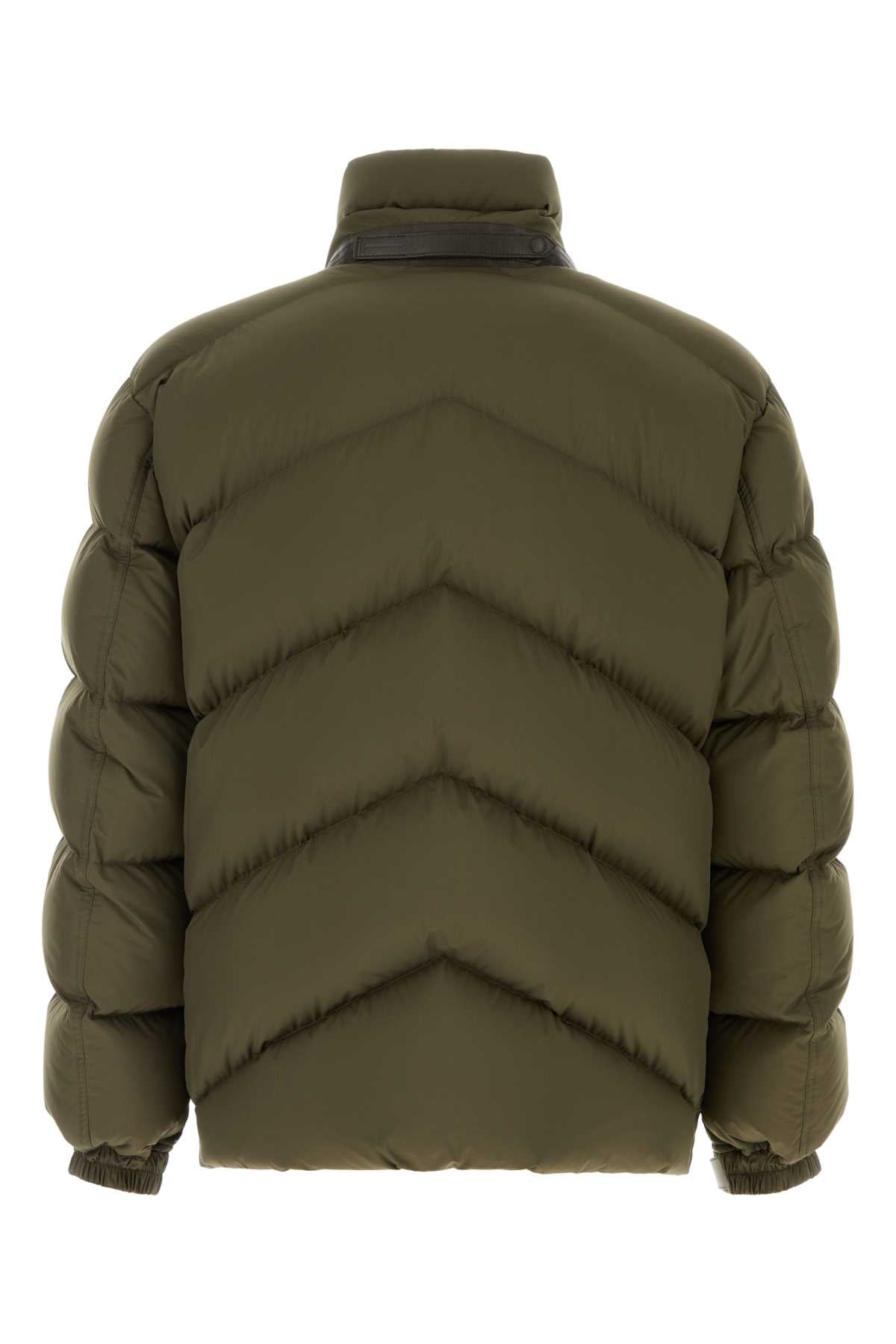 Tom Ford Men Olive Green Polyester Down Jacket TOM FORD