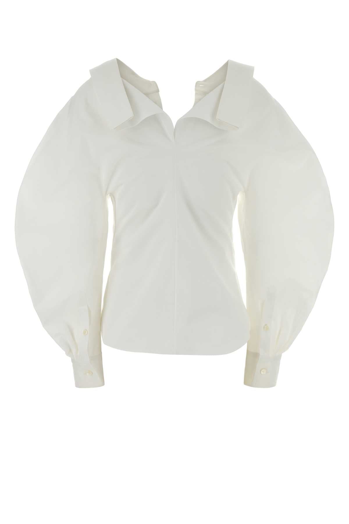 Givenchy Women White Poplin Shirt GIVENCHY
