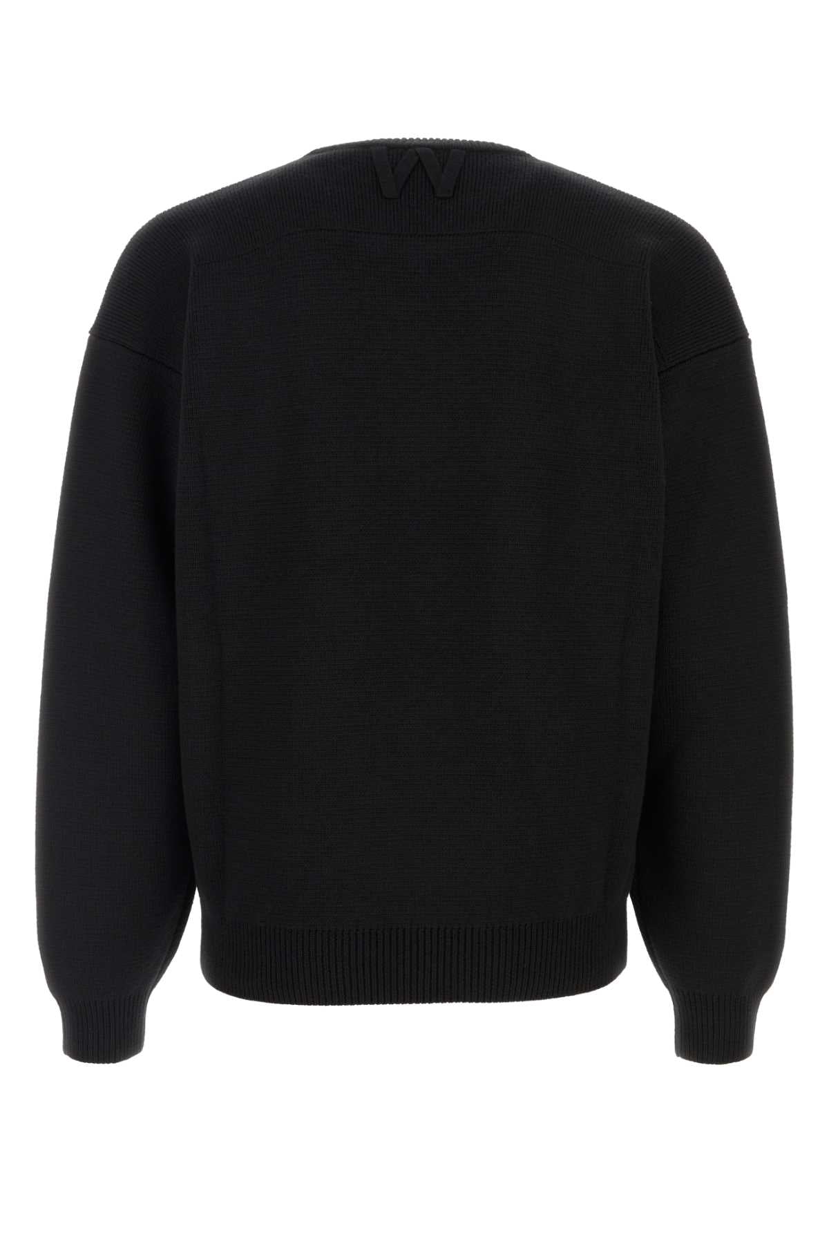 Willy Chavarria Men Black Wool Sweater WILLY CHAVARRIA