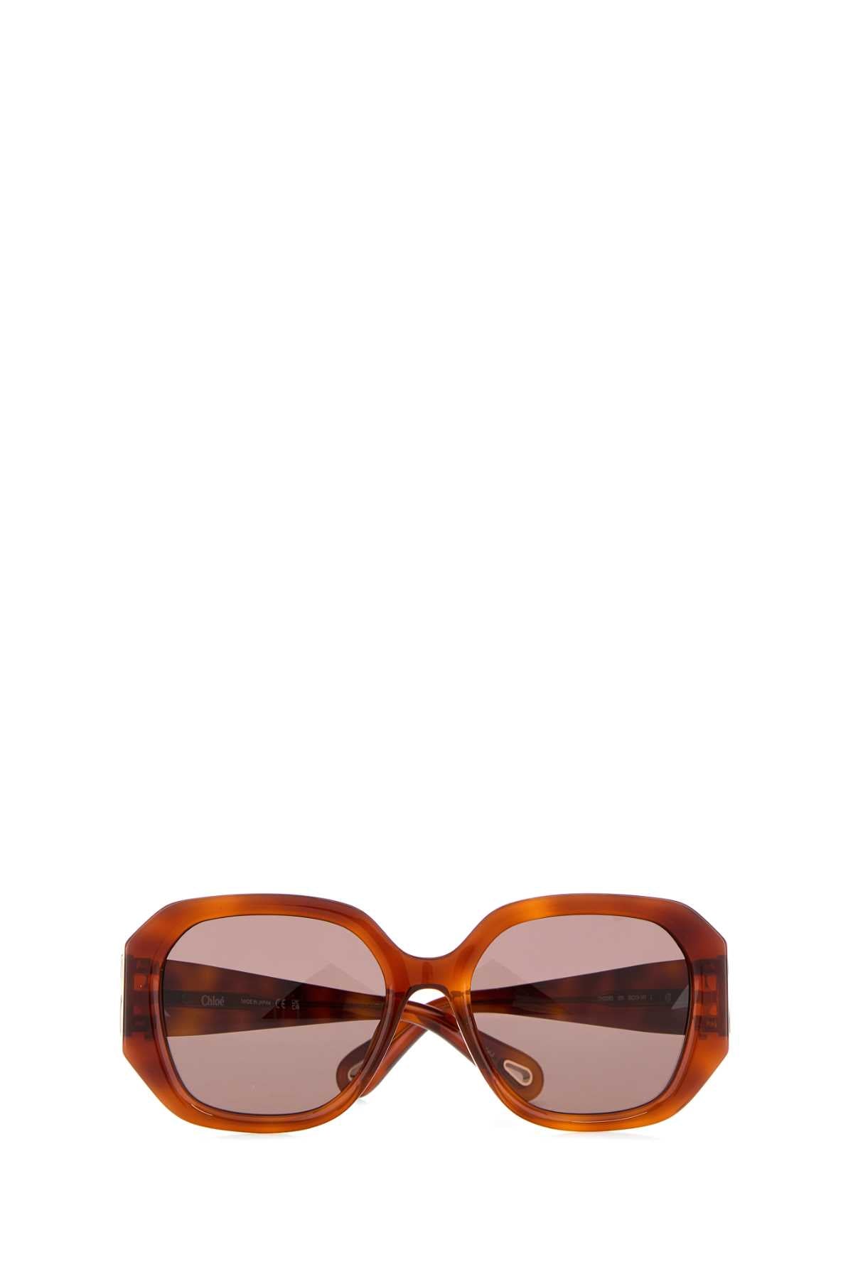 Chloe Women Caramel Acetate Sunglasses CHLOE