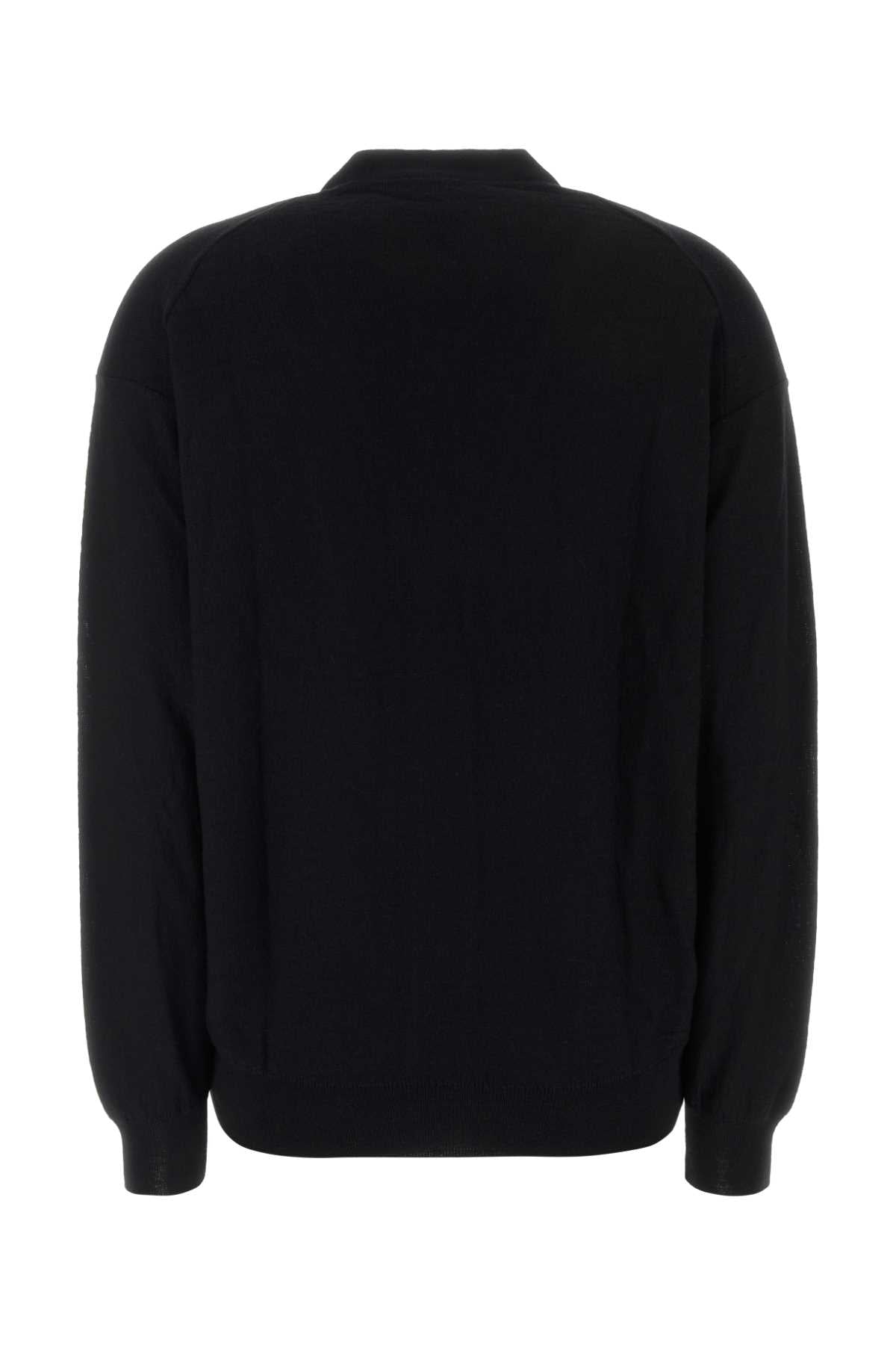 Lemaire Women Black Wool Blend Cardigan