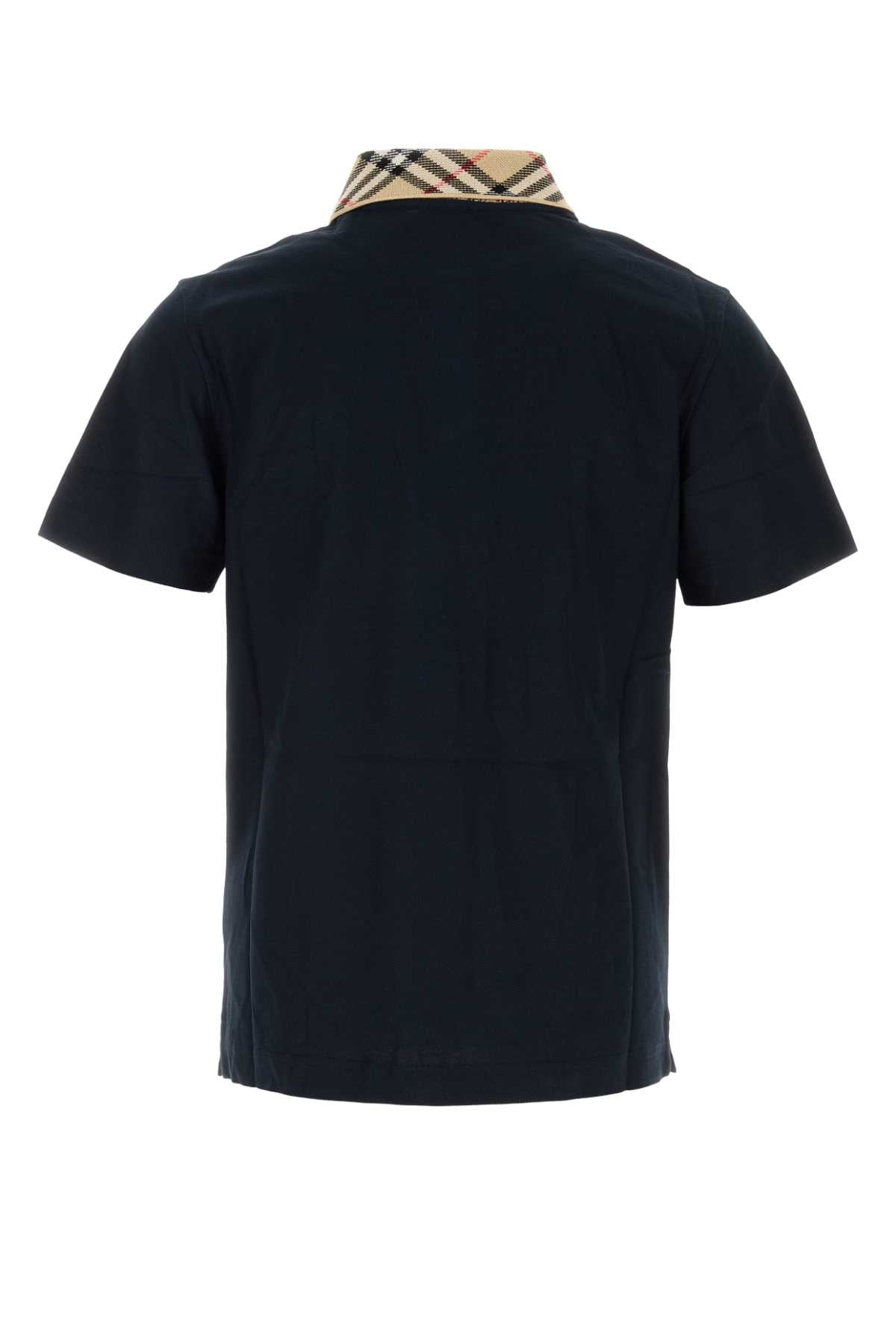 Burberry Men Slate Piquet Polo Shirt BURBERRY