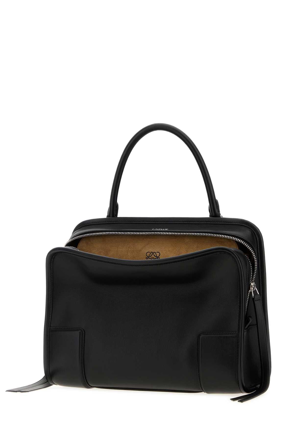 Loewe Women Black Leather Medium Amazona 180 Handbag LOEWE