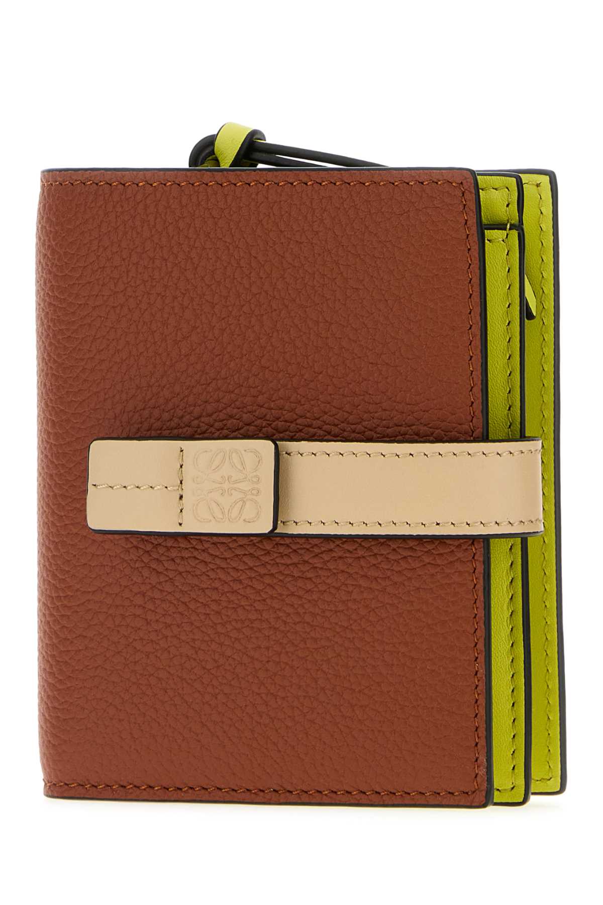 Loewe Women Caramel Leather Wallet LOEWE