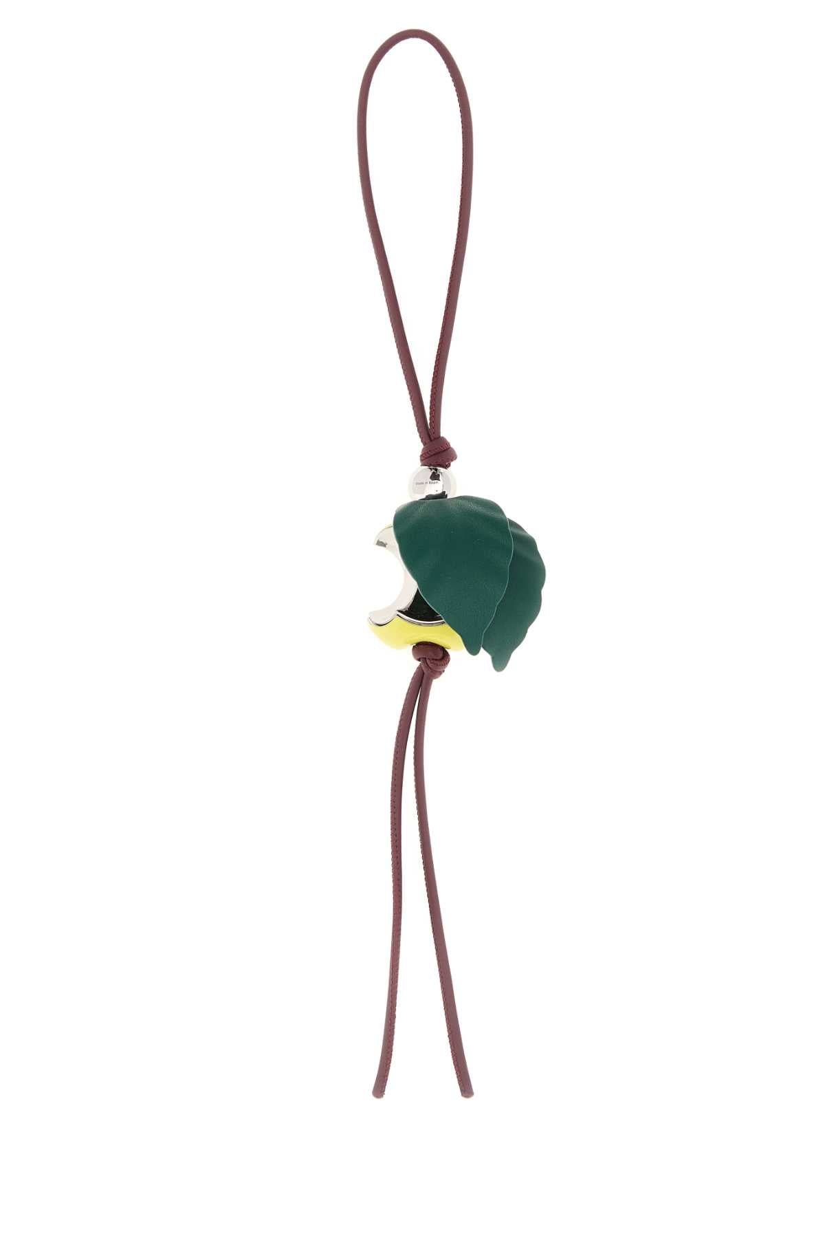 Loewe Women Multicolor Leather Apple Charm LOEWE