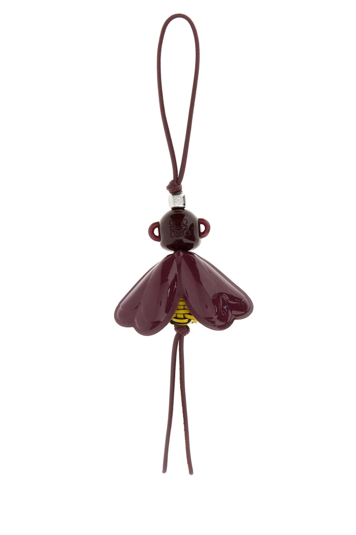 Loewe Women Multicolor Leather And Acetate Blombee Charm LOEWE