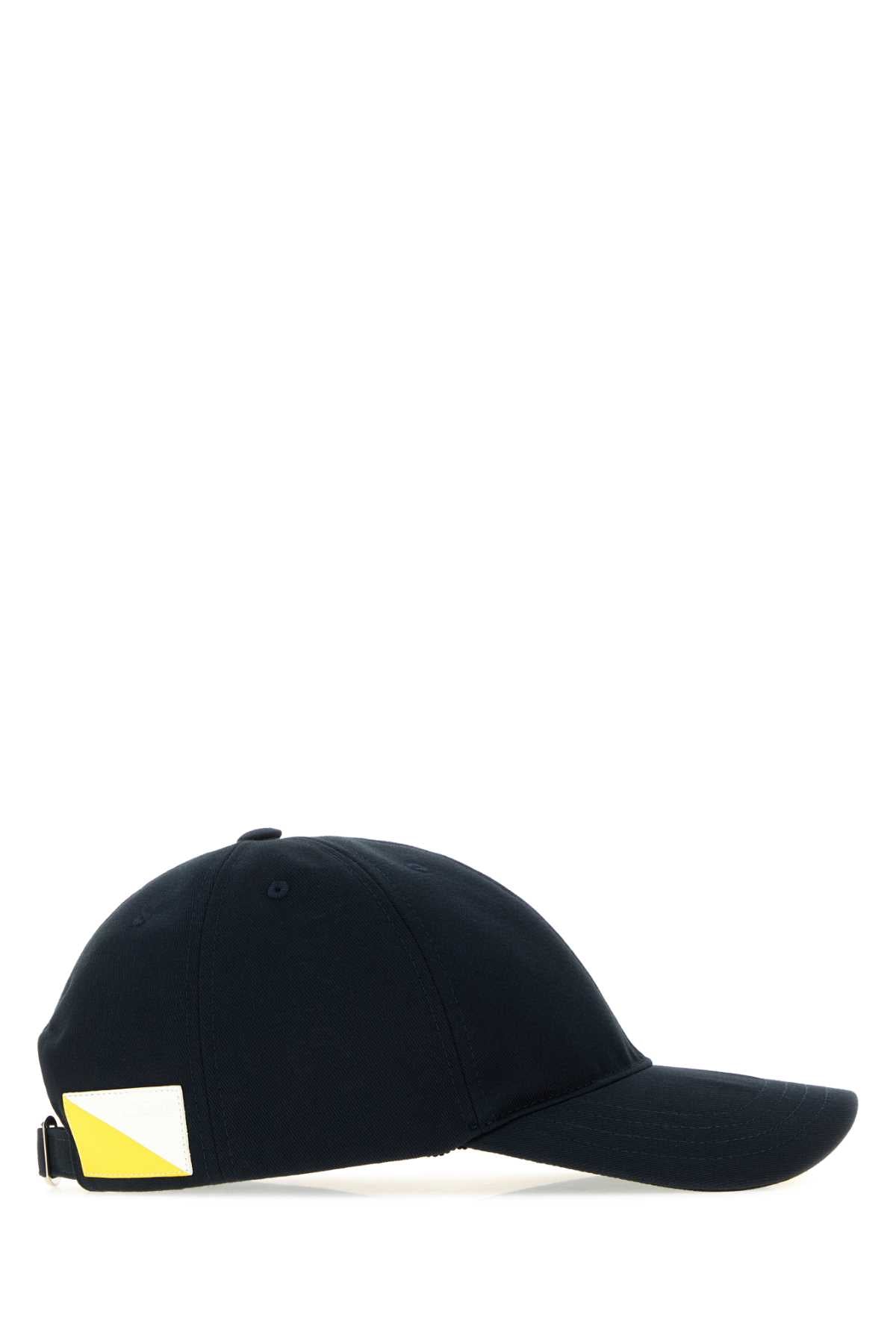 Loewe Women Midnight Blue Cotton Baseball Cap LOEWE