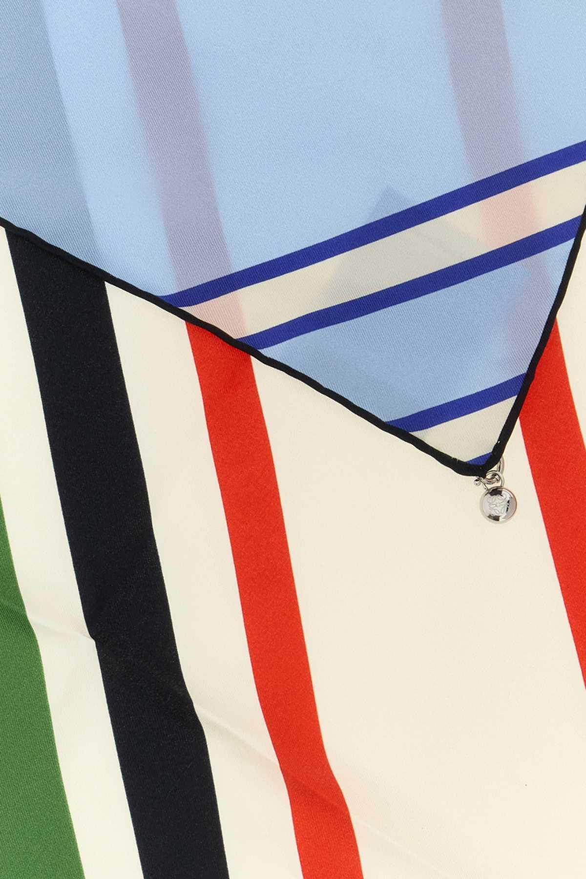 Loewe Women Printed Silk Foulard LOEWE