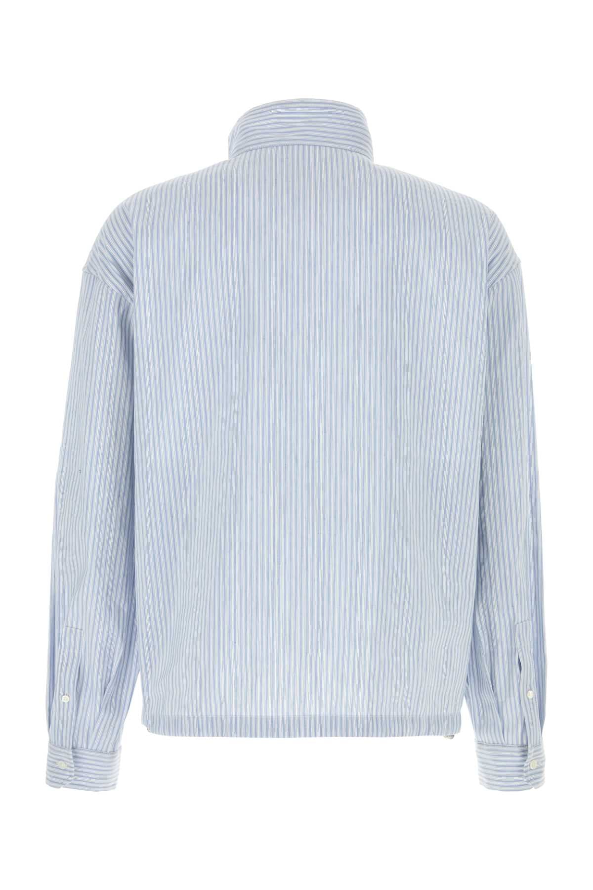 Loewe Men Embroidered Linen Blend Jacket LOEWE