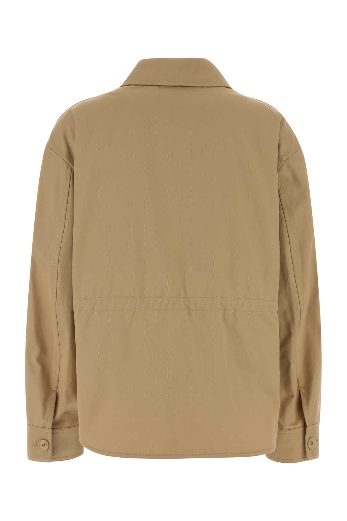 Loewe Women Beige Cotton Jacket LOEWE